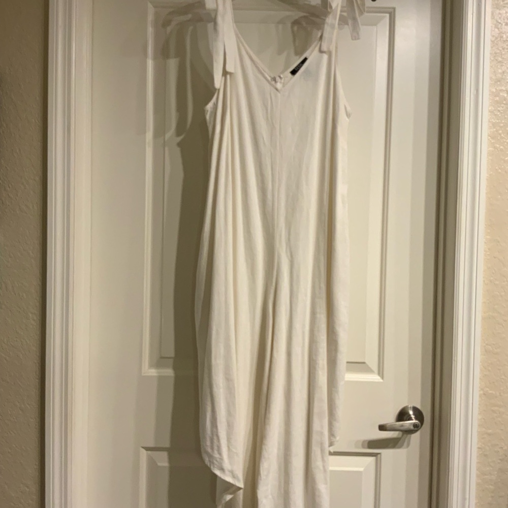 Linen Harem Style Jumpsuit (XL) NWOT